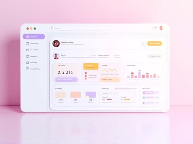 Dashboard de configurações da plataforma